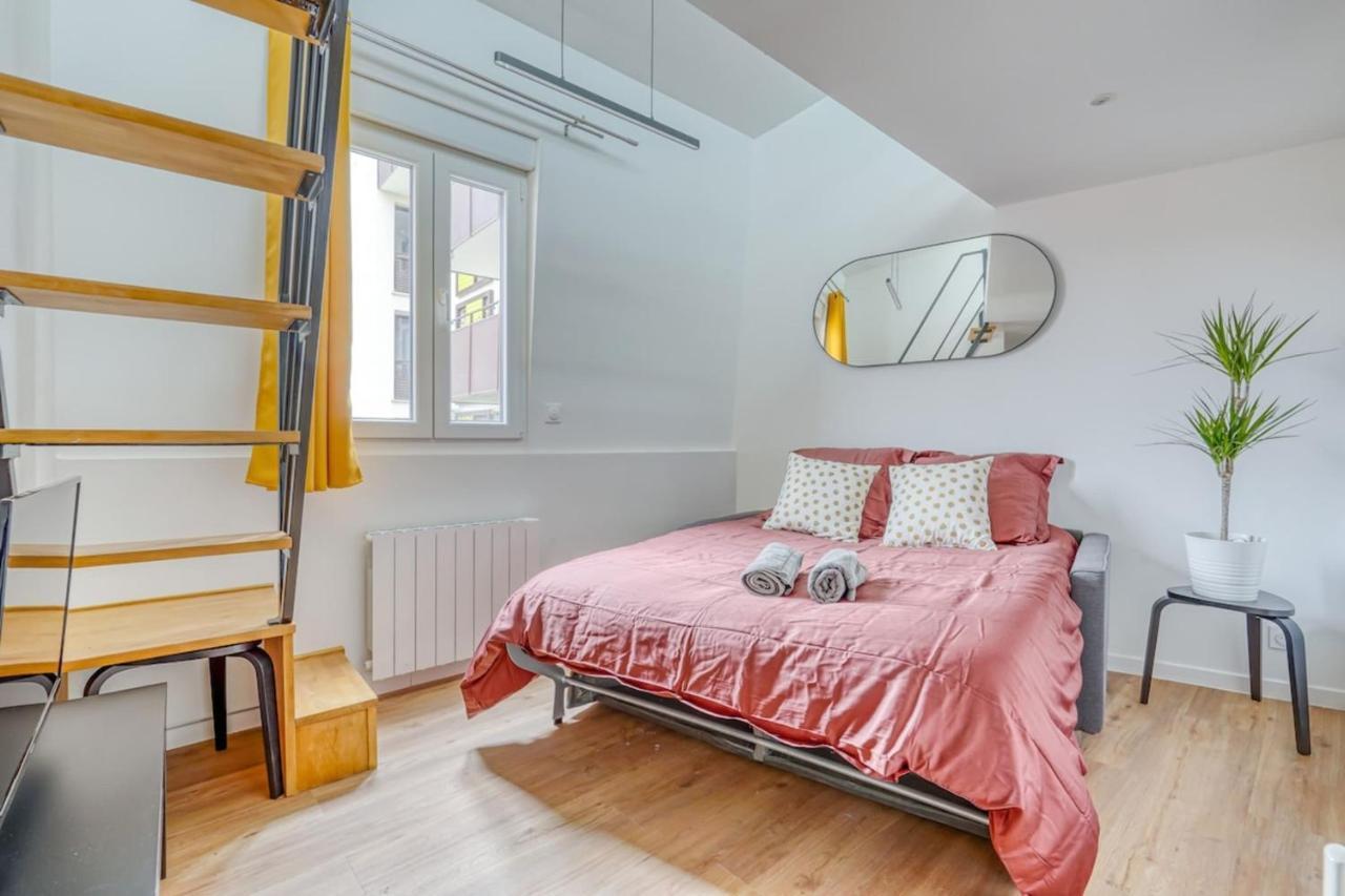 Ferienwohnung Studio Mezzanine 3-4 Pers Tout Equipe Wifi Montreuil  Exterior foto